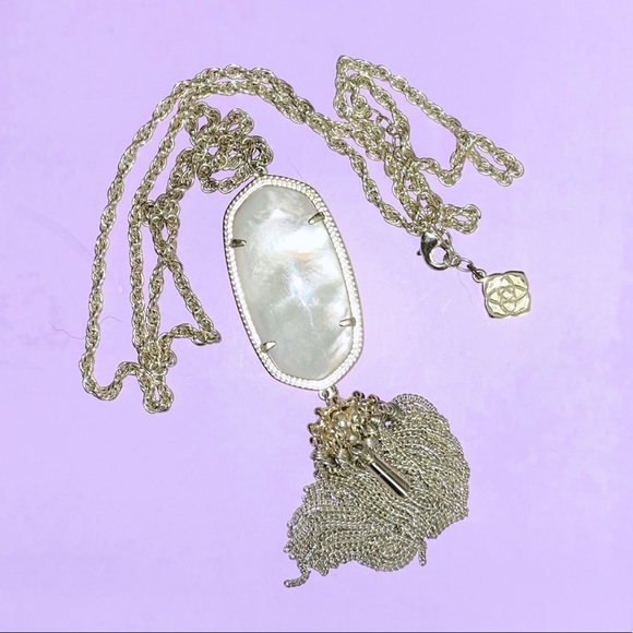 Ivory Mother of Pearl Rayne Necklace - Picture 2 of 2